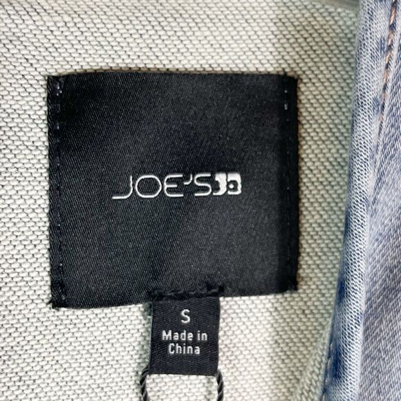 Joe's Jeans NWOT Sleeveless Tapered Leg Denim Drawstring Jumpsuit Blue Size S - Picture 5 of 6